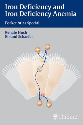 Stock image for Iron Deficiency and Iron Deficiency Anemia. Pocket Atlas Special von Renate Huch (Autor), Roland Schaefer Iron Deficiency and Iron Deficiency Anemia Iron is an essential element for all living creatures necessary for numerous metabolic pathways oxygen transport with O2 binding sites in hemoglobin and myoglobin electron transport in the respiratory chain enzyme functions DNA synthesis regulation of the cell cycle deficiency of biologically available iron in nutrition is one of the most widely occurring aspects of malnutrition. In the developing countries iron deficiency is mostly due to under nourishment and infectious disease, often accompanied by deficiency of micronutrients. In the developed industrial communities, aspects of life style such as slimming diets, vegetarian and vegan groups, and intensive training may lead to iron deficiency in addition to straightforward iron lack in the diet. Above a certain degree of severity iron deficiency leads to a disorder of hematopoiesis that for sale by BUCHSERVICE / ANTIQUARIAT Lars Lutzer