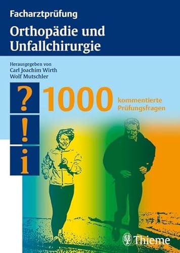 Beispielbild fr Facharztprfung Orthopdie und Unfallchirurgie: 1000 kommentierte Prfungsfragen (Reihe, FACHARZTPRFUNGSREIH) Wirth, Carl Joachim; Mutschler, Wolf-Eberhard; Abel, Frank Rainer; Alt, Volker; Antosch, Michael; Arand, Markus; Bail, Hermann Josef; Baumgartner, Ren; Bechrakis, Nikolaos; Bernateck, Michael; Bruns, Jrgen; Bhm, Thomas Dirk; Carls, Jrg; Dambacher, Maximilian A.; Dorn, Ulrich; Eggeling, Stephan; Eichhorn, Christian; Euteneier, Alexander; Feldmann, Peter; Fickert, Stefan; Flamme, Christian; Foerster, Michael H.; Forst, Jrgen; Forst, Raimund; Galla, Mellany; Gerner, Hans Jrgen; Gohlke, Frank; Gollwitzer, Hans; Goss, Frank; Gradinger, Reiner; Greitemann, Bernhard; Grill, Franz; Gchter, Andr; Gnther, Klaus-Peter; Haas, Norbert P.; Hallfeldt, Klaus Karl J.; Hedtmann, Achim; Heers, Guido; Heisel, Jrgen; Hell, Berthold H.; Ingenhorst, Anne; Irnich, Dominik; Jaeger, Martin; Kinzl, Lothar; Kohn, Dieter; Laszig, Roland; Lobenhoffer, Philipp; Madry, Henning; Maier, Marcus Tobia zum Verkauf von BUCHSERVICE / ANTIQUARIAT Lars Lutzer