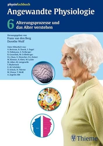 Angewandte Physiologie 6: Alterungsprozesse und das Alter verstehen: BD 6 (Gebundene Ausgabe) von Frans van den Berg (Herausgeber), Dorothe Wulf Physiofachbuch Die Anforderungen an Physiotherapeuten verändern sich durch die wachsende Anzahl therapiebedürftiger alter Menschen. Dabei müssen die speziellen Veränderungen im Alter z.B. beim Bewegungssystem, im Erleben und Verhalten, oder in der Neurologie berücksichtigt werden. Wissen über Geriatrie in der Physiotherapie erwerben und vertiefen Psychische, soziale und emotionale Veränderungen und ihre altersspezifischen Wechselwirkungen mit körperlichen Symptomen Nervenzellenlebenslänglich plastisch !? Schmerzen im Alter Sensorik im Alterungsprozess Mobil im Alter physiologische Veränderungen am Bewegungsapparat Physiologische Veränderungen des Herz-Kreislauf-Systems pulmonalen Systems Urogenital-und Anorektaltraktes Sichtbarer Ausdruck des Alterns physiologische Veränderungen an Haut und Haaren Die Macht der Botenstoffe - physiologische Ver - Dorothe Wulf, Frans van den Berg