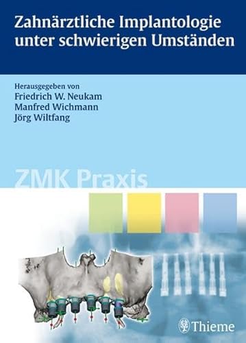 Beispielbild fr Zahnrztliche Implantologie unter schwierigen Umstnden [Gebundene Ausgabe] Zahnmedizin Zahnheilkunde Implantatlager Implantatprothetik Implantologie Knochenersatzmaterial Konchenregeneration Zahnrztliche Implantologie Zahnimplantat Zahnimplantate Chirurgie Friedrich W. Neukam (Herausgeber), Manfred Wichmann (Herausgeber), Jrg Wiltfang (Herausgeber) Implantologie gehrt mittlerweile zum Standardrepertoire in der Zahnmedizin. Kein anderer Zahnersatz ist physiologischer, sthetischer und bietet diesen Patientenkomfort. Souvern beraten und behandeln - Die hohe Kunst der zahnrztlichen Implantologie anschaulich dargestellt Informationen aus vielen Jahren praktischer Erfahrung bilden die Grundlage fr souverne Patientenberatung und optimale Implantatversorgung - Zeitgeme Diagnostik und Implantattherapiebei unzulnglichem Knochen- und Weichgewebeangebot - Potenzielle Behandlungsfehler gezielt erkennen und vermeiden: ausfhrliche Darstellung absoluter, relativer und lokaler Kontraindika zum Verkauf von BUCHSERVICE / ANTIQUARIAT Lars Lutzer