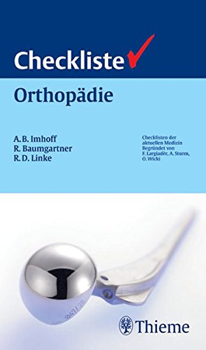 9783131422811: Checkliste Orthopdie