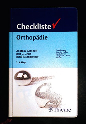 9783131422828: Checkliste Orthopdie