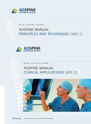 Stock image for AoSpine Manual: Principles and Techniques, Clinical Applications (2 Vol. Set) for sale by Seattle Goodwill