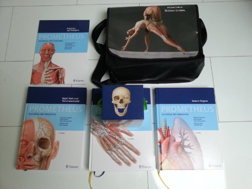 Beispielbild fr Prometheus: LernAtlas der Anatomie - Paket (Allgemeine Anatomie und Bewegungssystem / Innere Organe / Kopf, Hals und Neuroanatomie) Die drei Anatomie-Bnde, Internetlernprogramm und stabile Tasche [Gebundene Ausgabe] Michael Schnke (Autor), Erik Schulte (Autor), Udo Schumacher Markus Voll, Karl H Wesker Medizinstudenten rzte Physiotherapeuten Anatomie Atlas Lehrbuch Mensch Atmungssystem Auge Bewegungsapparat Embryologie Endokrines System Gehirn Geschlechtsorgane Geschmackssinn Hals Herz Humanmedizin Innere Organe Kopf Krperhhlen Kreislaufsystem Lunge Lymphatisches System Nerven Ohr Rckenmark Schdel Sinnesorgane Thorax Topographische Anatomie Urogenitalsystem Vegetatives Nervensystem Verdauungssystem anatomische Fragen Krperregionen Nerven Blutgefe Lymphgefe zum Verkauf von BUCHSERVICE / ANTIQUARIAT Lars Lutzer