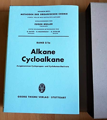 9783132022041: Methods of Organic Chemistry, Ln; Methoden der organischen Chemie, Ln, Bd.5/1a, Alkane, Cycloalkane: Bd. V/1a