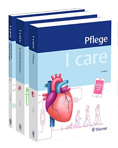 9783132418325: I care LernPaket: Pflege; Anatomie Physiologie; Krankheitslehre
