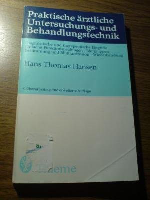 Beispielbild fr Praktische rztliche Untersuchungs- und Behandlungstechnik -Diagnostische und therapeutische Eingriffe. Einfache zum Verkauf von Martin Preu / Akademische Buchhandlung Woetzel