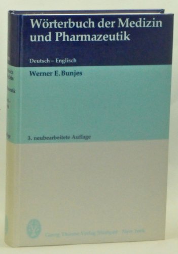 Beispielbild fr Wrterbuch der Medizin und Pharmazeutik zum Verkauf von medimops