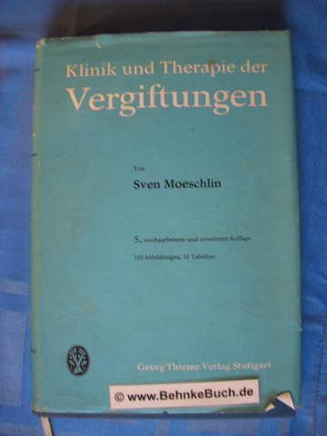 Imagen de archivo de Klinik und Therapie der Vergiftungen a la venta por medimops
