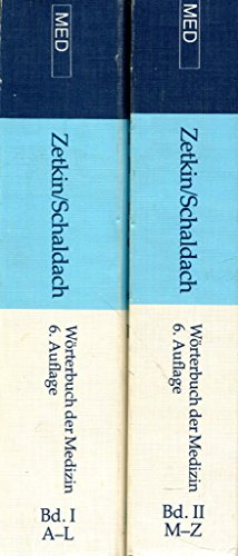 9783133822060: Wrterbuch der Medizin, Bnde 1 & 2 - Herbert Schaldach