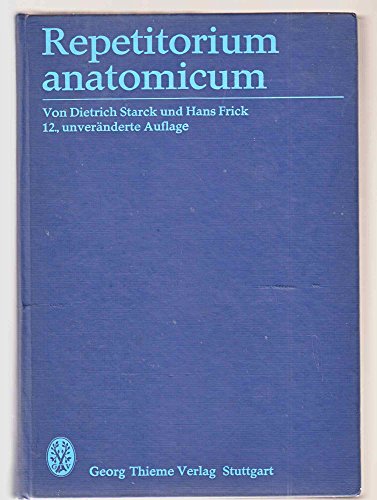 Imagen de archivo de Repetitorium anatomicum a la venta por medimops