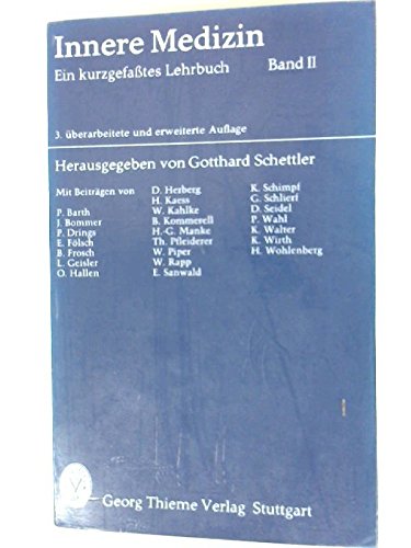 Imagen de archivo de Innere Medizin - Ein kurzgefates Lehrbuch Bd. 2. a la venta por Martin Preu / Akademische Buchhandlung Woetzel
