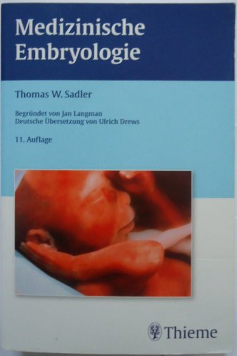 Beispielbild fr Medizinische Embryologie: Die normale menschliche Entwicklung und ihre Fehlbildungen von Thomas W. Sadler und Ulrich Drews Wer die Embryologie des Menschen verstanden hat, dem erffnet sich auch ein tieferes Verstndnis fr die Anatomie im Allgemeinen, fr die Entstehung von Fehlbildungen und fr viele wichtige Erkrankungen. - Das Buch enthlt alles, was Du fr die 1. P wissen musst, und beschrnkt sich dabei auf das Wesentliche. - Farbige Zeichnungen und viele elektronenmikroskopische Aufnahmen veranschaulichen den Text. - Die zahlreichen klinischen Bezge stellen die Verbindung zu Deiner spteren Arbeit in der Klinik her. - Zusammenfassungen am Kapitelbeginn bereiten Dich auf den Inhalt des folgenden Textes vor. - Fragen zur Vertiefung am Ende jedes Kapitels ermglichen Dir eine Lernkontrolle und dienen zur Vorbereitung auf die Praxis. - Das beigefgte Poster liefert einen hervorragenden berblick ber die wichtigsten Entwicklungsstufen. Dieser bewhrte Klassiker der Embryologie, se zum Verkauf von BUCHSERVICE / ANTIQUARIAT Lars Lutzer