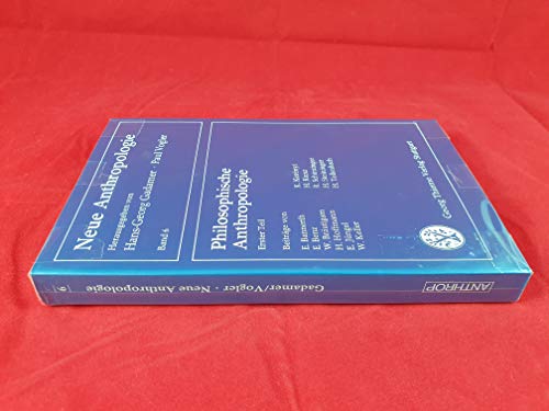 Beispielbild fr Neue Anthropologie, herausgegeben von Hans-Georg Gadamer und Paul Vogler.Band 6. Philosophische Anthropologie. Erster (1) Teil. Beitr. von E. Bannerth [u. a.] / Neue Anthropologie; Bd. 6; dtv ; 4074 : Wiss. Reihe zum Verkauf von Versandantiquariat Lenze,  Renate Lenze