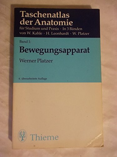 Beispielbild fr Taschenbuch der Anatomie.Band 1: Bewegungsapparat zum Verkauf von medimops