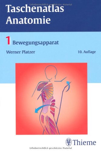 Beispielbild fr Taschenatlas Anatomie. in 3 Bnden: Taschenatlas Anatomie 01. Bewegungsapparat: BD 1 zum Verkauf von medimops