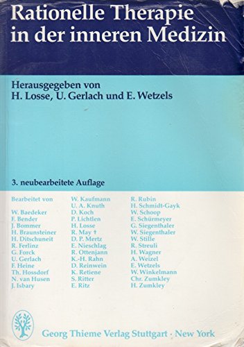 Imagen de archivo de Rationelle Therapie in der inneren Medizin a la venta por Martin Preu / Akademische Buchhandlung Woetzel