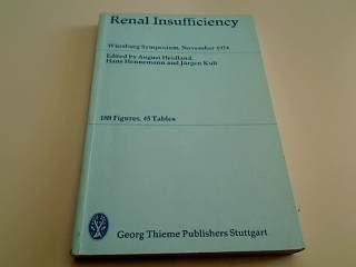 Renal insufficiency : Würzburg Symposium, Nov. 1974