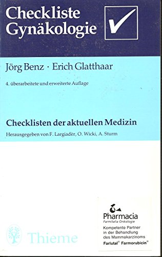 Beispielbild fr Checkliste Gynaekologie zum Verkauf von Buchhandlung-Antiquariat Sawhney