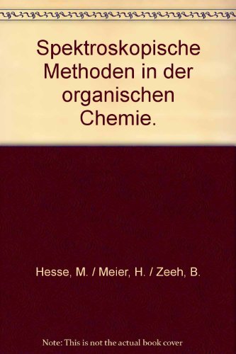 Stock image for Spektroskopische Methoden in der organischen Chemie for sale by medimops