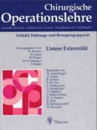 Beispielbild fr Chirurgische Operationslehre Bd.10/1, Untere Extremitt [Gebundene Ausgabe] Medizinische Fachgebiete Chirurgie Unfallchirurgie Orthopdie Medizin Pharmazie Medizinische Fachgebiete Orthopdie Bein Chirurg Allgemein Chirurgie OP-Lehren Atlanten Chirurgische Orthopdie Chirurgische Techniken Extremitten Extremittenchirurgie Extremitt Gliedmaen HumanMedizin Klinische Fcher Operation Orthopdie Operative Orthopdie Trauma Unfallchirurg Gnther Hierholzer (Herausgeber), Werner Platzer (Herausgeber), Otmar Trentz (Herausgeber), Hermann Anetzberger (Mitwirkende), Othmar Gaber (Mitwirkende) zum Verkauf von BUCHSERVICE / ANTIQUARIAT Lars Lutzer