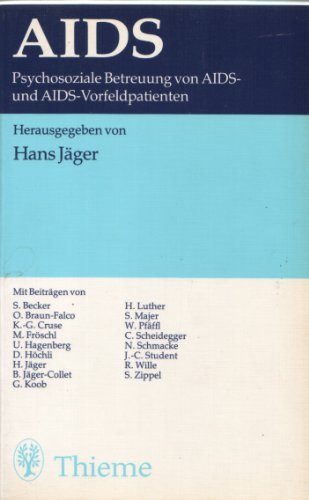 9783137039013: Aids: Psychosoziale Betreuung von Aids- und Aids-Vorfeldpatienten