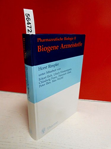 Beispielbild fr Biogene Arzneistoffe zum Verkauf von medimops