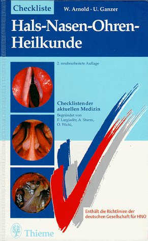 Beispielbild für Checkliste Hals- Nasen- Ohren- Heilkunde zum Verkauf von Gerald Wollermann