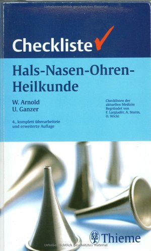 9783137402046: Checkliste Hals-Nasen-Ohren-Heilkunde