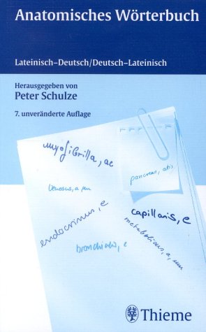 Stock image for Anatomisches Wrterbuch. Latein - Deutsch / Deutsch - Latein for sale by medimops