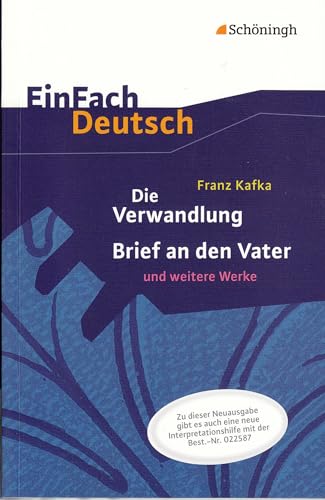 Stock image for Einfach Deutsch: Einfach Deutsch/Kafka/Die Verwandlung/Brief an den Vater for sale by WorldofBooks