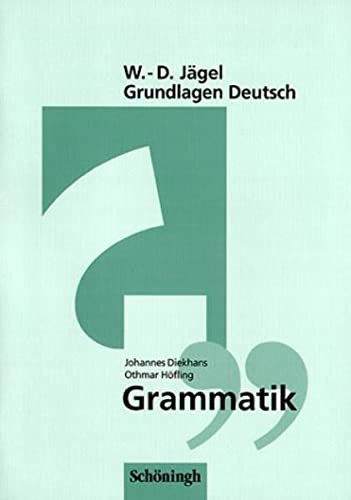Beispielbild fr Jgel, Wolf-Dietrich : Grammatik zum Verkauf von medimops