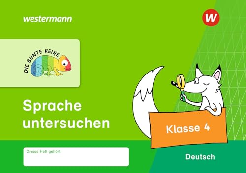 Beispielbild fr DIE BUNTE REIHE - Deutsch: Sprache untersuchen Klasse 4 zum Verkauf von medimops