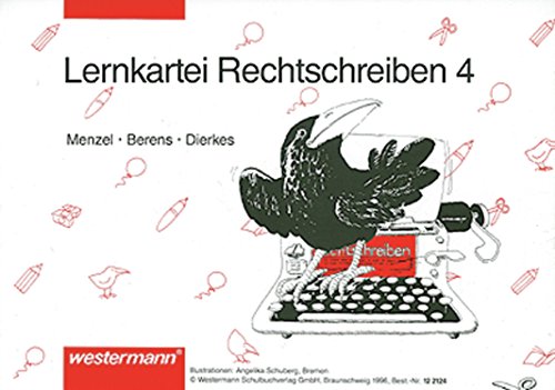 Lernkartei Rechtschreiben, neue Rechtschreibung, 4. Schuljahr (9783141221244) by Menzel, Wolfgang; Berens, Hedi; Dierkes, Ursula