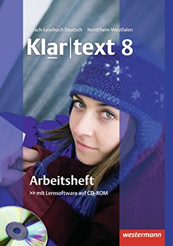 9783141251784: Klartext 8. Arbeitsheft mit CD-ROM. Realschule. Nordrhein-Westfalen