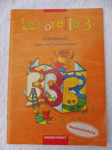 Leporello 3. Arbeitsheft Lesen. SchÃ¼lerband. Nordrhein-Westfalen (9783141261530) by [???]