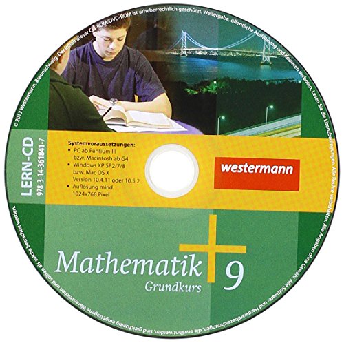 9783143618417: Mathematik 9. CD-ROM zum Schlerband 9 Grundkurs: Allgemeine Ausgabe 2006 fr die Sekundarstufe 1