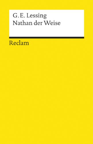 9783150000038: Nathan der Weise (Reclams Universal-Bibliothek) (German Edition)