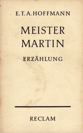 Beispielbild fr MEISTER MARTIN DER KFNER UND SEINE GESELLEN Erzhlung zum Verkauf von German Book Center N.A. Inc.