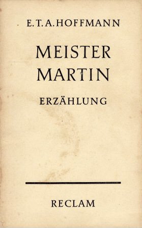 9783150000526: Meister Martin der Küfner