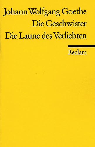 Beispielbild fr Die Geschwister. Die Laune des Verliebten zum Verkauf von medimops