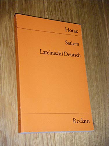 Beispielbild für Sermones /Satiren: Lat. /Dt.: Zweispachige Ausgabe: Lateinisch / Deutsch zum Verkauf von medimops