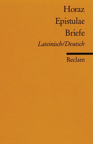 Imagen de archivo de Epistulae / Briefe. Lateinisch / Deutsch a la venta por medimops