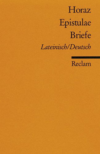 9783150004326: Epistulae / Briefe. Lateinisch / Deutsch