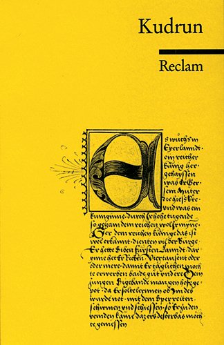 Beispielbild fr Kudrun1995 (von Bernhard Sowinski,  bers. Ins Neudocheutsche.) zum Verkauf von Nietzsche-Buchhandlung OHG
