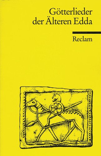 Imagen de archivo de GTTERLIEDER DER LTEREN EDDA Auswahl, in neuhochdeutcher bertragung nach Karl Simrock. a la venta por German Book Center N.A. Inc.