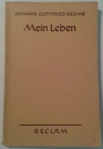 9783150010600: Mein Leben: 1060