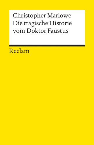 9783150011287: Die tragische Historie vom Doktor Faustus: 1128