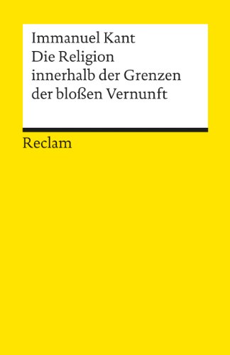 9783150012314: Die Religion Innerhalb