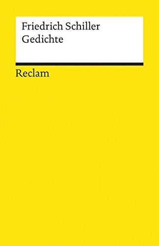 Gedichte (Reclams Universal-Bibliothek) - Friedrich Schiller